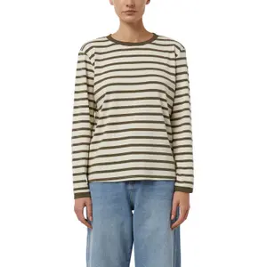 Women's long-sleeved striped T-shirt COMMA image-2