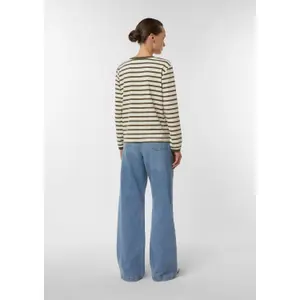 Women's long-sleeved striped T-shirt COMMA image-4