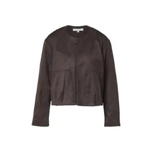 Short Velvet Style Jacket Long Sleeves Women COMMA image-0