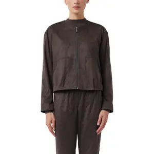 Short Velvet Style Jacket Long Sleeves Women COMMA image-1