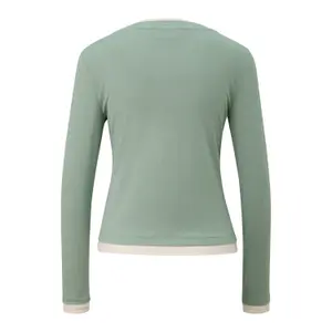 Women's Long Sleeve Viscose V-Neck T-Shirt COMMA image-1