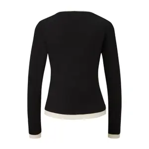 Women's Long Sleeve Viscose V-Neck T-Shirt COMMA image-1