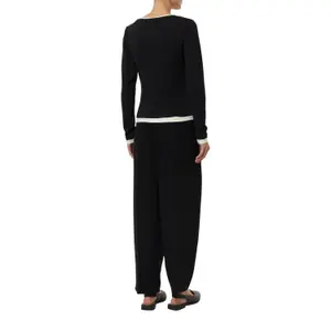 Women's Long Sleeve Viscose V-Neck T-Shirt COMMA image-5