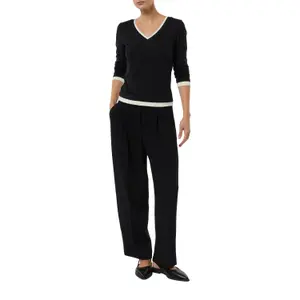 Women's Long Sleeve Viscose V-Neck T-Shirt COMMA image-6