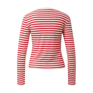 Women's Striped Jersey Long Sleeve T-shirt COMMA image-1