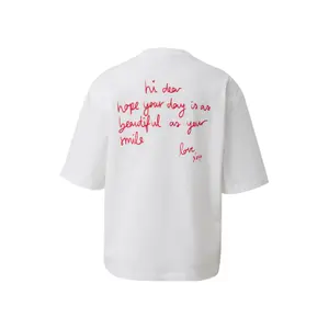 Oversized Boyfriend Cut T-Shirt for Women COMMA image-1