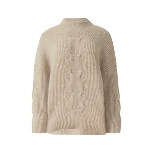 Sophisticated Round Neck Jumper in Mixed Wool Women COMMA image-0