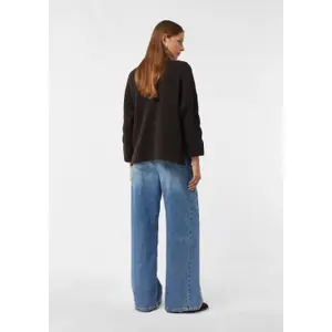 Sophisticated Round Neck Jumper in Mixed Wool Women COMMA image-2