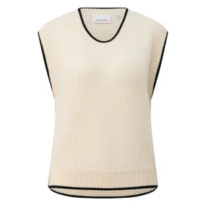 Sleeveless Colour Block Crew Neck Top Women COMMA image-0
