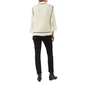 Sleeveless Colour Block Crew Neck Top Women COMMA image-5