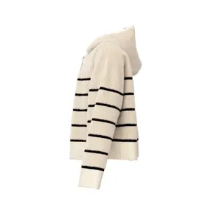 Super Soft Striped Hooded Cardigan Women COMMA image-6
