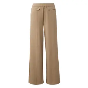 Wide Leg Jogging Trousers in Fleece Fabric for Women COMMA image-0