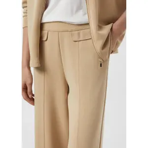 Wide Leg Jogging Trousers in Fleece Fabric for Women COMMA image-3
