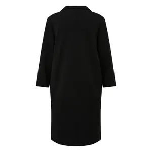 Short Jersey Polo-Style Dress with Three-Quarter Sleeves for Women COMMA image-1