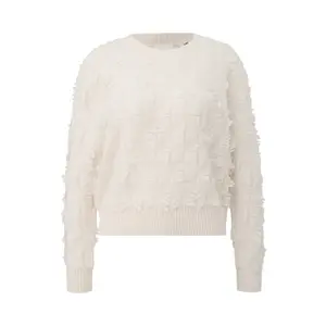 Women's Casual Fit Jacquard Crew Neck Jumper COMMA image-0