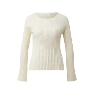 Women's Ribbed Knit Round Neck Sweater COMMA image-0