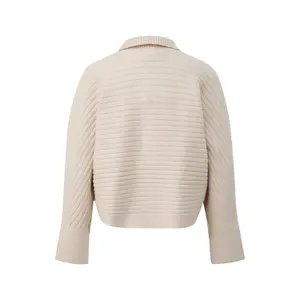 Women's Batwing Sleeve Cape Jacket with Button Fastening COMMA image-1