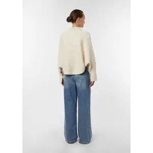 Women's Batwing Sleeve Cape Jacket with Button Fastening COMMA image-4