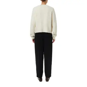 Women's Cotton Boucle Cardigan with Zip and Raglan Sleeves COMMA image-5