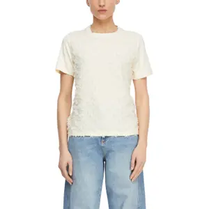 3D Effect Mixed Jersey T-Shirt Women COMMA image-2