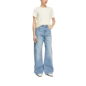 3D Effect Mixed Jersey T-Shirt Women COMMA image-6