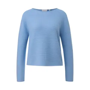 Women's Lightweight Structured Knit Crew Neck COMMA image-0