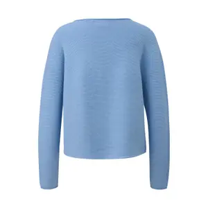 Women's Lightweight Structured Knit Crew Neck COMMA image-1