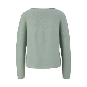 Women's Lightweight Structured Knit Crew Neck COMMA image-1