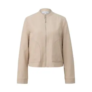 Structured Boxy Fit Jacket for Women COMMA image-0