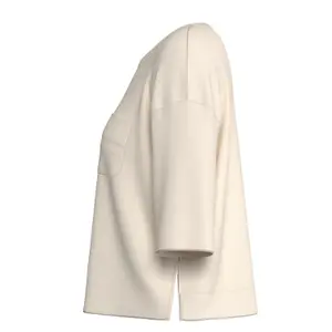 Women's Three-Quarter Sleeve Sweatshirt with Patch Pocket COMMA image-6