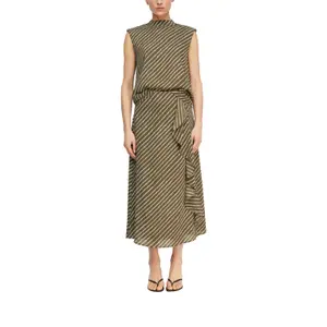 Chiffon skirt for women COMMA Midi image-2
