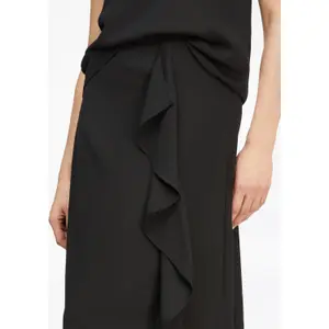 Women's Ruffle Chiffon Skirt COMMA Midi image-3