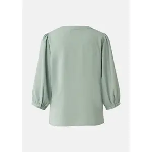 Women's V-Neck Chiffon Blouse with 3/4 Sleeves COMMA image-4