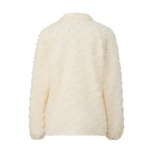 3D Jacquard Long Sleeve Blouse for Women COMMA image-1