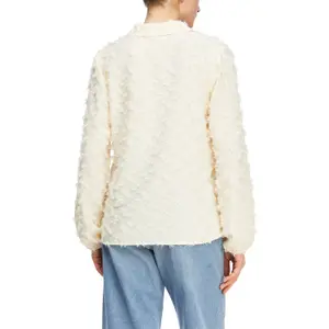 3D Jacquard Long Sleeve Blouse for Women COMMA image-5