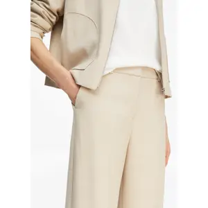 Wide Leg Trousers Women's Suit COMMA image-3