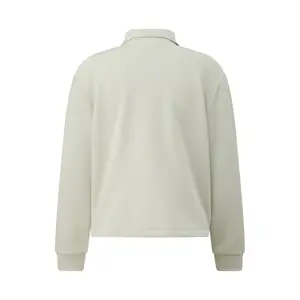 Women's Long Sleeve Soft Classic Collar Polo COMMA image-1