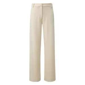 Women's Wide Leg Trousers with Pleats and Pockets COMMA image-0