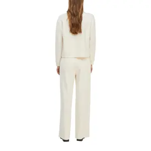 Women's Wide Leg Trousers with Pleats and Pockets COMMA image-5
