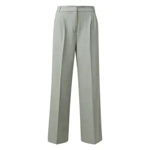 Flattering Mid-Rise Trousers for Women COMMA image-0