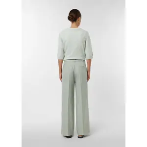 Flattering Mid-Rise Trousers for Women COMMA image-4