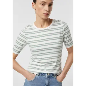Fitted Striped T-Shirt Women COMMA image-3