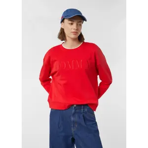 Denim Baseball Cap with Embroidered Logo for Women COMMA image-4