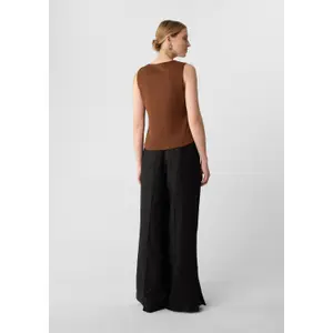 Women's Buttoned Sleeveless Jersey Jacket COMMA image-2