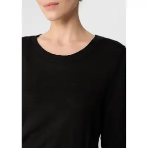 Loose Fit Linen V-Neck Top Women COMMA image-1