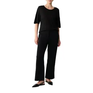 Loose Fit Linen V-Neck Top Women COMMA image-4