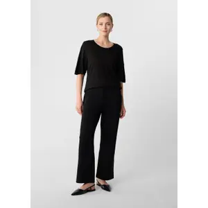Loose Fit Linen V-Neck Top Women COMMA image-5