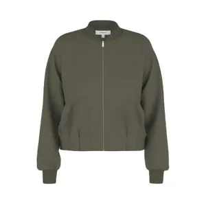 Blouson intérieur courte et boxy en tissu tissé fluide femme COMMA