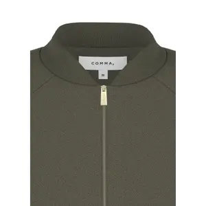 Blouson intérieur courte et boxy en tissu tissé fluide femme COMMA image-6