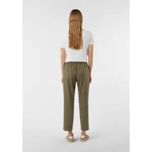 Womens Elasticated Back Jogging Trousers in Twill COMMA image-4